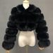 Women's Clothing Luxury Faux Fox Fur Coat – Patchwork Design Women’s Winter Coat With Long Sleeves_ecoleips.com