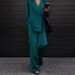 European And American Ins Style Satin Suit Trousers Women's Casual Drape Two Piece Set High-End Wholesale Fashion 2025_ecoleips.com