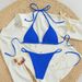 European And American Foreign Trade Sexy Bikini Swimsuit Women's Sling Tight Three-point High Waist Triangle Beach Swimsuit_ecoleips.com