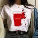New Women's Product: Cross-border Urban Girl's Plus-size Cartoon Loose-fitting Casual Short-sleeve Top_ecoleips.com