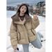 girl Designed Short Thickened Warm Cotton Women Winter 2024 New Fashionable Stylish Puffer Jacket For Petite Figures_ecoleips.com