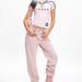 Women's Y2K Digital Letter Print T-Shirt Short Sleeved V Neck Cropped Casual Street Style American Fashion_ecoleips.com