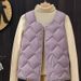Women's Lightweight Down Vest With White Duck Feather, Short Sleeveless Puffer Jacket, Soft Cloud-Like Design, Slim Fit For Casual & Office Wear_ecoleips.com