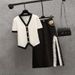 Women's Clothing Plus Size Female Slightly Fat Mm Age Reducing Sweet And Spicy Pear Shaped Figure Slimming And Meat Covering Dress Outfit_ecoleips.com