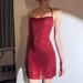 Women's Clothing Light Luxury High End Hot Diamond Halter Neck Dress Hot Girl Sexy Backless Slim Waist Tube Top Hip Skirt_ecoleips.com