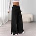 Women's Corduroy Wide-Leg Pants – Retro Straight Fit, High-Waisted Casual Trousers For Fall & Winter_ecoleips.com