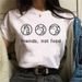 European And American Cross-border Foreign Trade Wholesale Clothing, Vegetarian-themed Round-neck Plus-size Short-sleeve_ecoleips.com