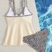 "Women's Striped Bikini Set - Sexy High Waist Swimwear For Beach & Resort, Trendy Striped Print Two-Piece Swimsuit"_ecoleips.com