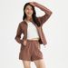Women's Clothing Jacket Tops Lenzing Modal Spring And Autumn New Slim Casual Simple Small High Collar Zipper Jacket_ecoleips.com
