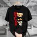 2025 Summer Loose Men And Women Pullover 100% Cotton Short Sleeve T-shirt_ecoleips.com