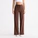 Women's Clothing Antibacterial Yoga Straight Pants High Waist Loose Slim Sports Running Fitness Pants_ecoleips.com