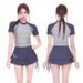 Women's Sporty Two Piece Swimsuit Casual Simple Conservative Slimming Perfect For Hot Springs_ecoleips.com