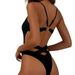 Shencai Cross-Border Sexy Fashion Backless Cross-Strap Solid Color Halter Slim Bikini Swimsuit Aliexpress Ti226_ecoleips.com