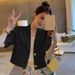 Women's Clothing Women's Style Pink Short Sleeved Suit Jacket For Summer Sophisticated And Mature Vibe Long Sleeve For Formal & Casual_ecoleips.com