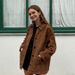 Women’s Suede Lapel Jacket – Retro Single-Breasted Button Blazer | Casual & Elegant Outerwear With Classic Notch Collar_ecoleips.com