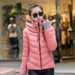 Stylish Winter Quilted Jacket For Women - Slim-Fit Hooded Short Puffer Coat With Gloves, Warm & Fashionable Outerwear In 7 Colors_ecoleips.com