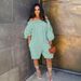 OL6126 Cross-border . Summer New European And American Women's Fashion Off-Shoulder Loose Solid Color Jumpsuit_ecoleips.com