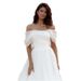 Women's Clothing Wedding Dress Bride One Shoulder Slim Forest Princess Puffy Skirt French Style Out Of The Gauze Temperament Light Wedding Dress_ecoleips.com