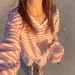 Women's Clothing American Striped Casual Long Sleeve Shorts Suit Elastic Waist Autumn Winter New2026 Clothing_ecoleips.com