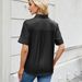 Women's Clothing Spring/Summer 2025 New Style One-Button Denim Short Sleeve Loose Shirt_ecoleips.com