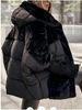 2025 Cross-Border European And American Hot Sale Autumn Winter Women's Loose New Style Patchwork Down Cotton_ecoleips.com