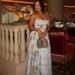 Women's Floral Print Halter Belted Maxi Dress – French Style Elegant Summer Party Gown_ecoleips.com