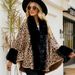 Women's Clothing autumn and winter rex rabbit fur warm thickened cloak shawl coat women_ecoleips.com