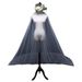 Women's Clothing Sequined Lace Bridal Veil 4m Long 3m Wide Length Trailing Golden Glitter Wedding Veil_ecoleips.com
