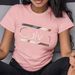 Women's Trendy Oversized Graphic Tee Casual Short-Sleeve T-Shirt with Bold Letter Print in 7 Colors XS-3XL_ecoleips.com