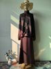Women's Clothing New Solid Color Intellectual Leisure Loose Zipper Long Sleeve Long Skirt Suit_ecoleips.com