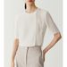 Women's Clothing Spring Ghost Crepe Short Sleeved Fancy Top Design Niche Temperament Fashion Shirt_ecoleips.com