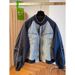 Women's Clothing Baseball Jacket Tops Niche Design Loose Stand Up Collar Exposed Line Denim Patchwork Jacket_ecoleips.com