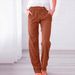Women's Clothing Solid Color Cotton And Linen Drawstring Loose Casual Wide Leg Trousers_ecoleips.com