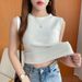 Women's Thermal Vest Fleece Lining, Thickened For Autumn And Winter, Warm Top, Women's Underwear With Integrated Fleece,_ecoleips.com