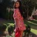 TARUXY Stylish Printed Ruffled Dress Women Flowers Deep V Neck Slim Sexy Party Dress 2026 Summer New Vacation Club Dress Female_ecoleips.com