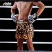 Aria Basics Aria Basics 2025 Cross-border European And American Women's Plus Size Fashion Leopard Print Boxing Shorts High Waist Muay Thai Pants_ecoleips.com