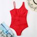 Women's Clothing Patchwork Mesh One Piece Swimsuit Off-Shoulder Sexy Vacation Suit For All Seasons_ecoleips.com