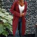 Chunky Knit Cardigan Women’s Oversized Longline Open Front Sweater Coat With Cable Stitch & Pockets (V-Neck, Hooded/Non-Hooded)_ecoleips.com