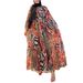 Women's Clothing Ladies Muslim Chiffon Leopard Print Robe Fashion Temperament Dress_ecoleips.com
