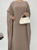 Women's Clothing Waist Bat Sleeve Dress Waist Bat Sleeve Dress_ecoleips.com