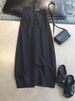 K Black High Waisted Banana Pants Chic Wide Leg Pants For Women_ecoleips.com