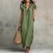 Bohemian Flutter Sleeve Maxi Dress With V-Neck And High Waist, Flowy Cotton Ankle-Length Dress For Beach Wedding Party Vacation_ecoleips.com