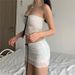 French Style Pure Desire Sexy Strapless Vest For Women, New Autumn Lace Slim Fit Inner Layer With Half Skirt Two-Piece_ecoleips.com