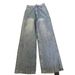 Authentic Wide-leg Jeans Imported From Thailand, High-waisted, Rust-colored, Vintage-style Women's Jeans_ecoleips.com