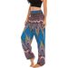 2021 European And American Best-Selling New Yoga Digital Print Wide-Leg Pants Casual Trousers_ecoleips.com