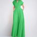 Women's Clothing Loose Fashion Elegant Short Sleeved V Neck Solid Color Wide Leg Jumpsuit_ecoleips.com