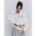 Aria Basics Aria Basics American-style Letter Embroidery Sports For Women, High-end Loose-fitting Street-style Long-sleeve Jacket_ecoleips.com
