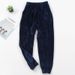 Sleep Bottoms Women Dot Flannel Winter Soft Warm Comfortable Womens Pajama Pants Leisure Sleep-pants Couples Korean Style Trendy_ecoleips.com