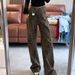 Autumn Winter Wasteland Style Leopard Print Jeans For Women High Waist Leg-Lengthening Elegant Wide-Leg Straight Casual_ecoleips.com