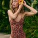 Women's Clothing Floral Slim Conservative One Piece Swimsuit Women's High End Beach Bikini_ecoleips.com